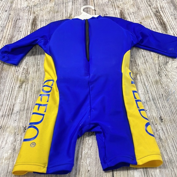 Speedo Kids' UPF 50+ Begin to Swim Thermal
Swimsuit Wetsuit Unisex blue yellow - Picture 4 of 7